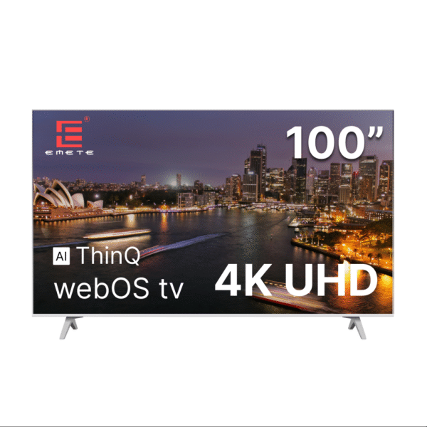 EMETE 100 inch Smart TV - UHD webOS TV